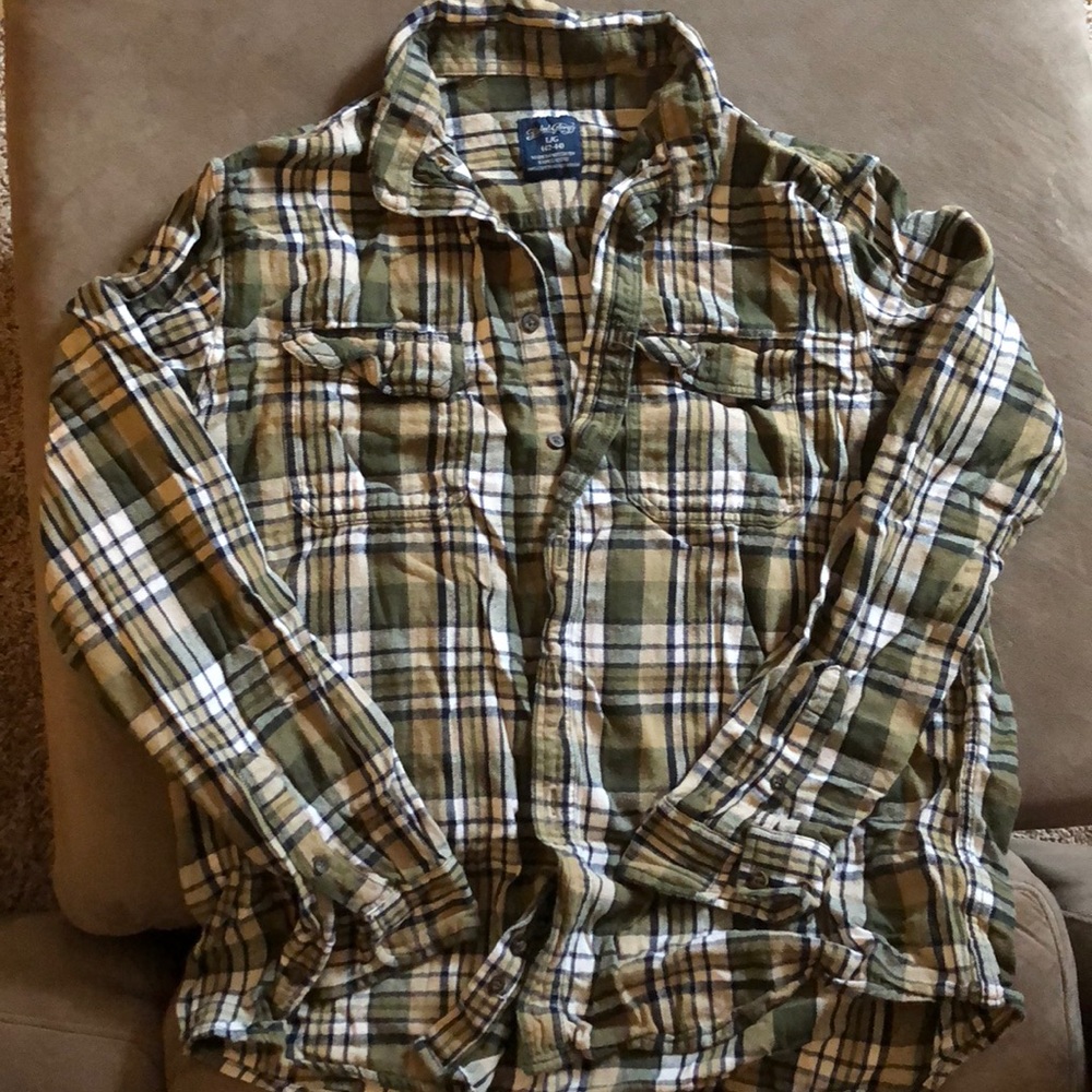 Faded Glory Men’s Flannel size Large